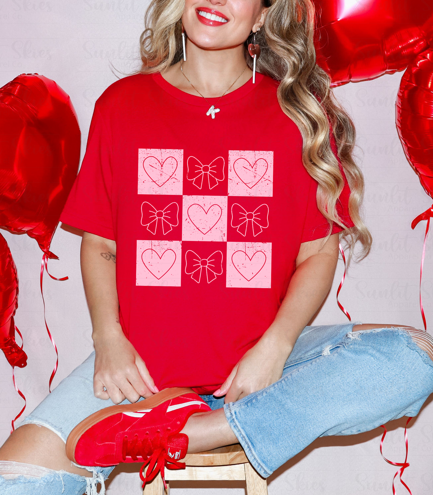 Playful Heart Graphic T-Shirt