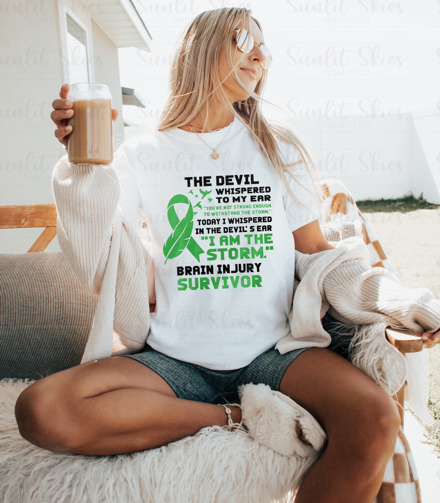 I Am The Storm - TBI Survivor Awareness T-Shirt