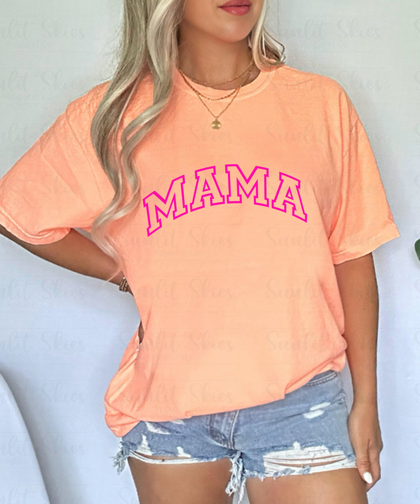 Mama Short Sleeve Neon T-Shirt (Multiple colors)