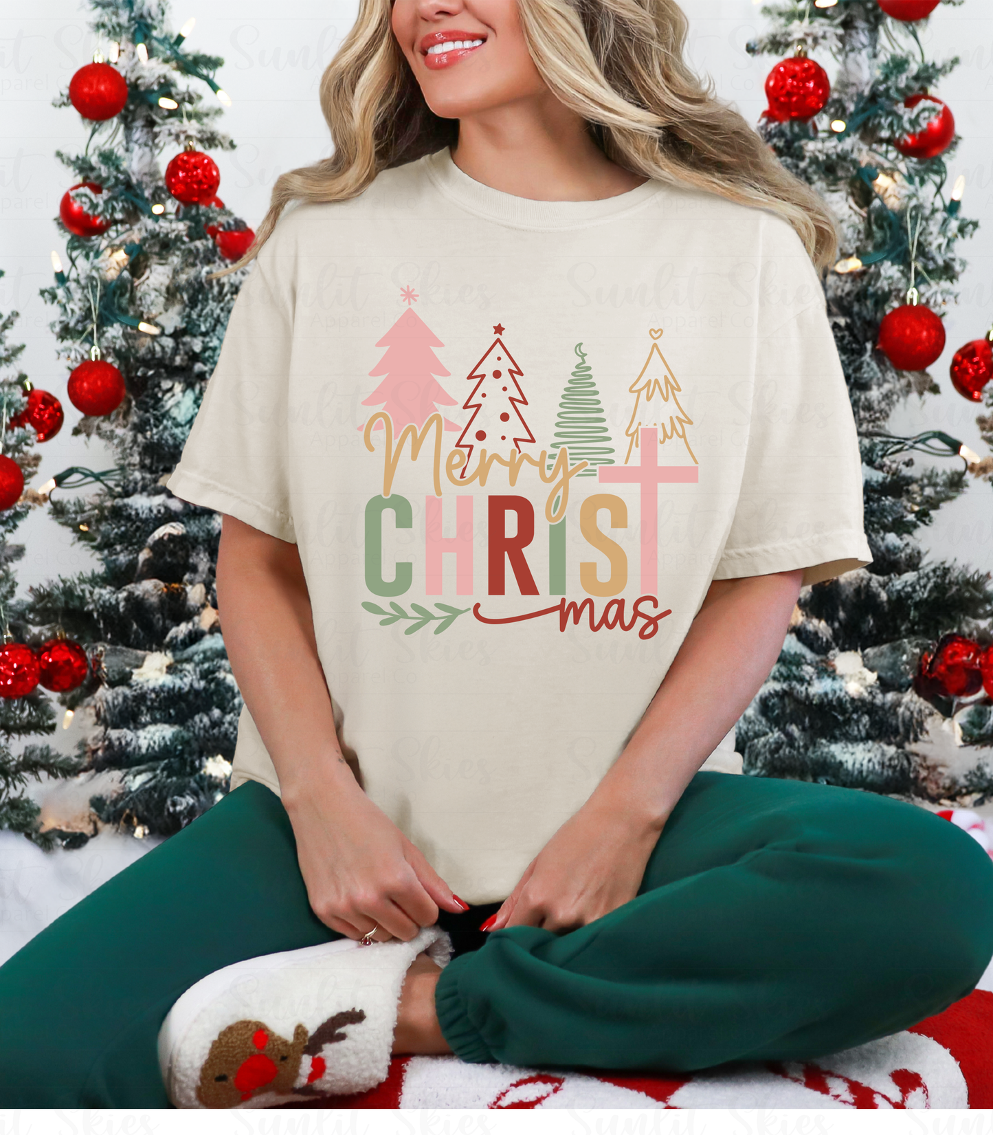 Merry CHRISTmas Tree T-Shirt