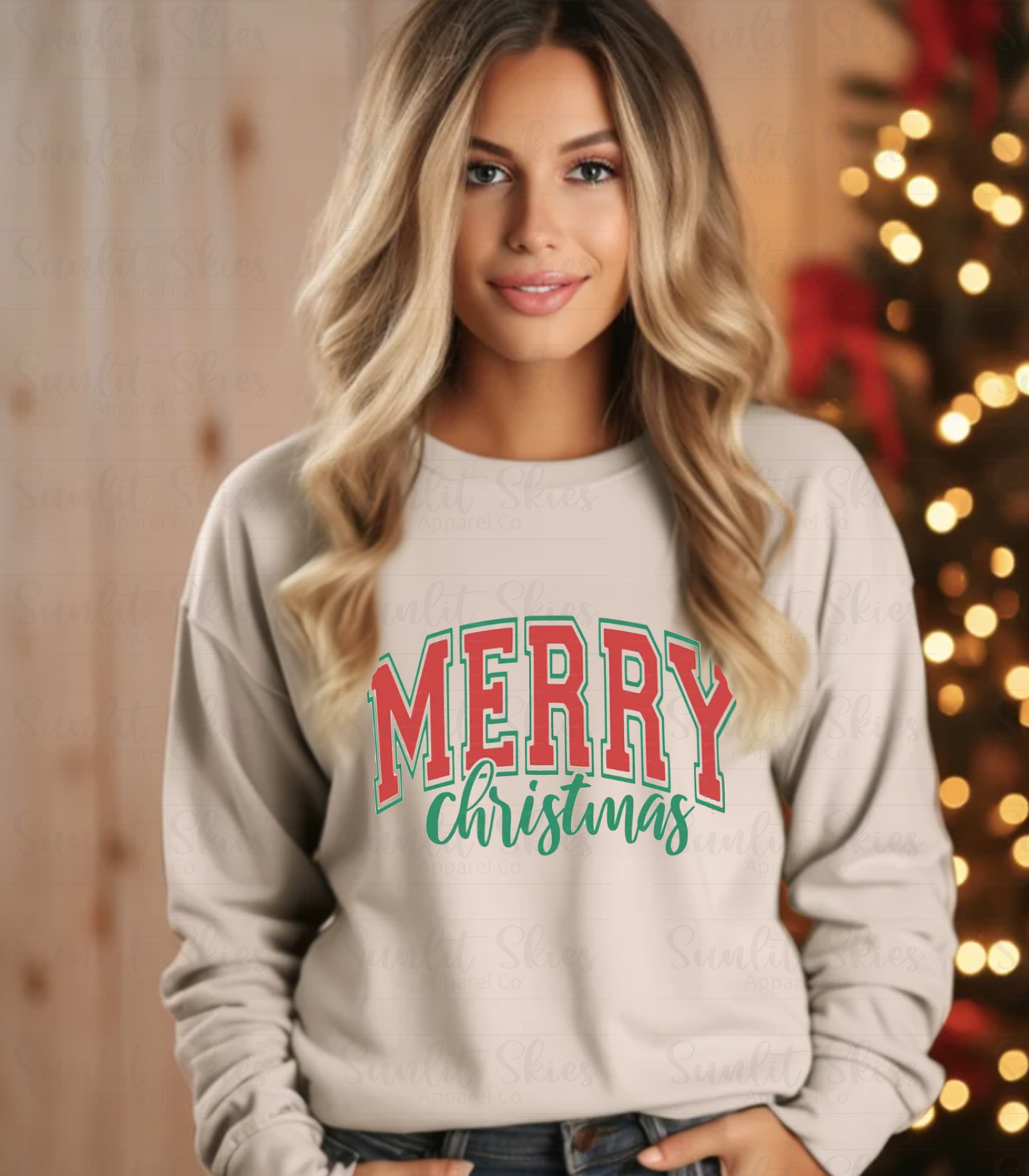 Merry Christmas Crewneck Sweatshirt