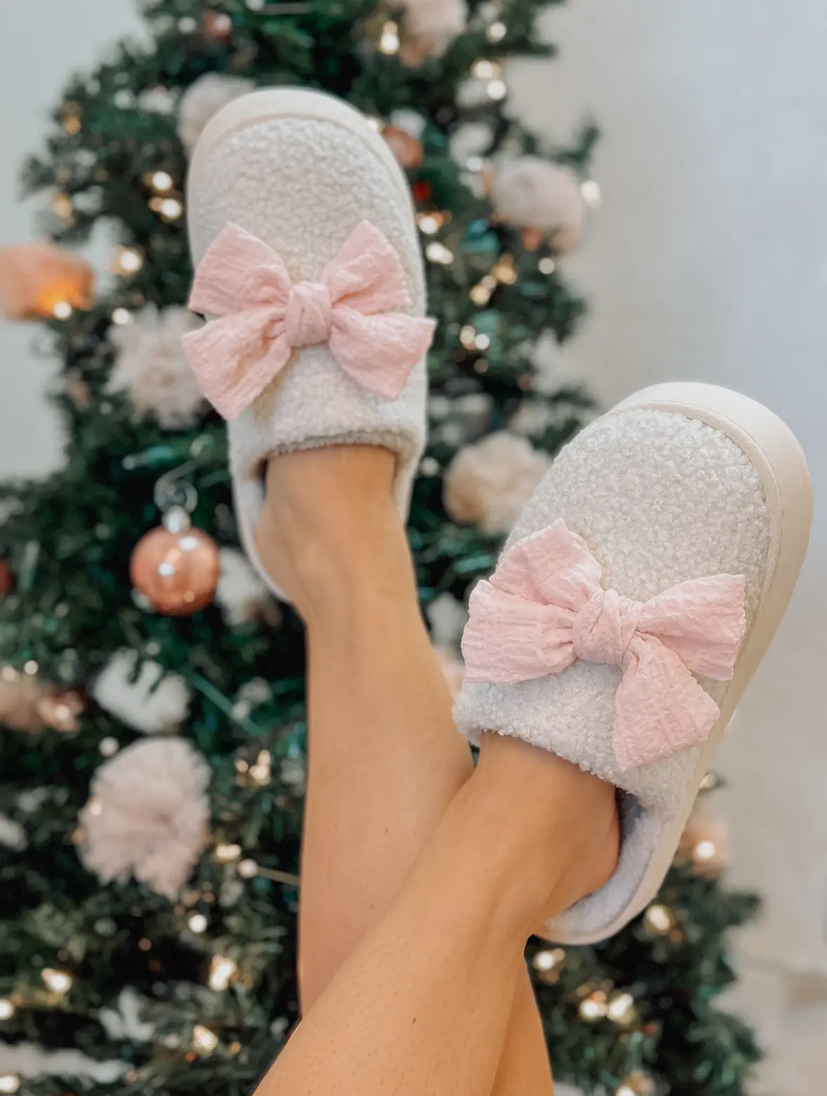 Cute Bow Slippers