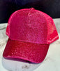 Ladies Glitter Hats with High Pony Tail Spot