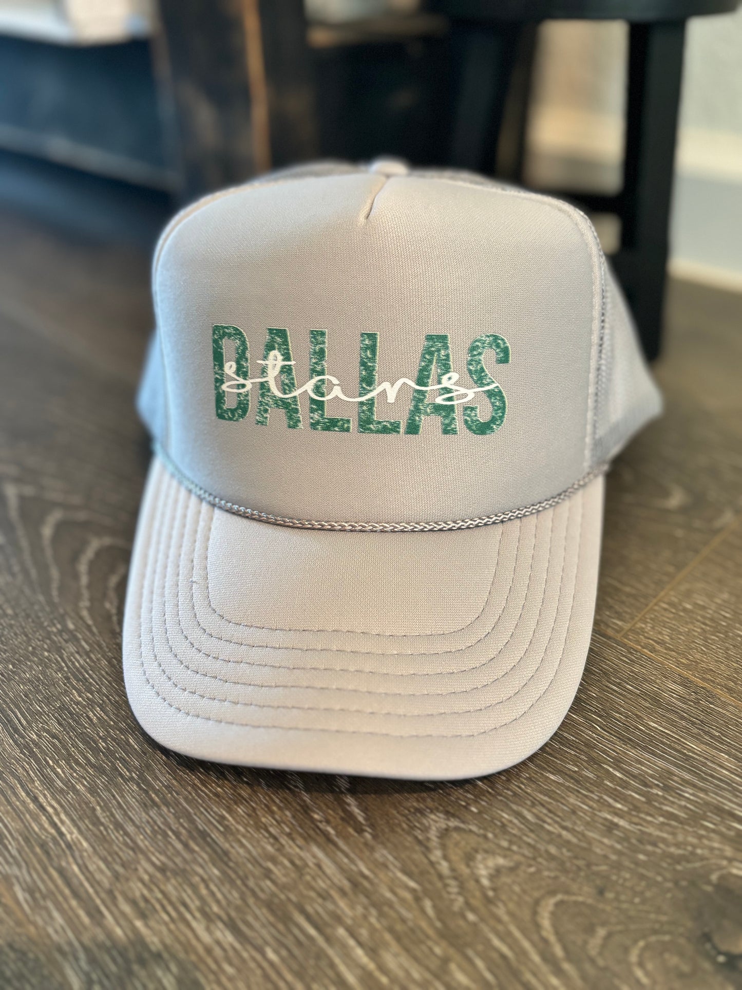 Dallas Stars Gray Trucker Hat