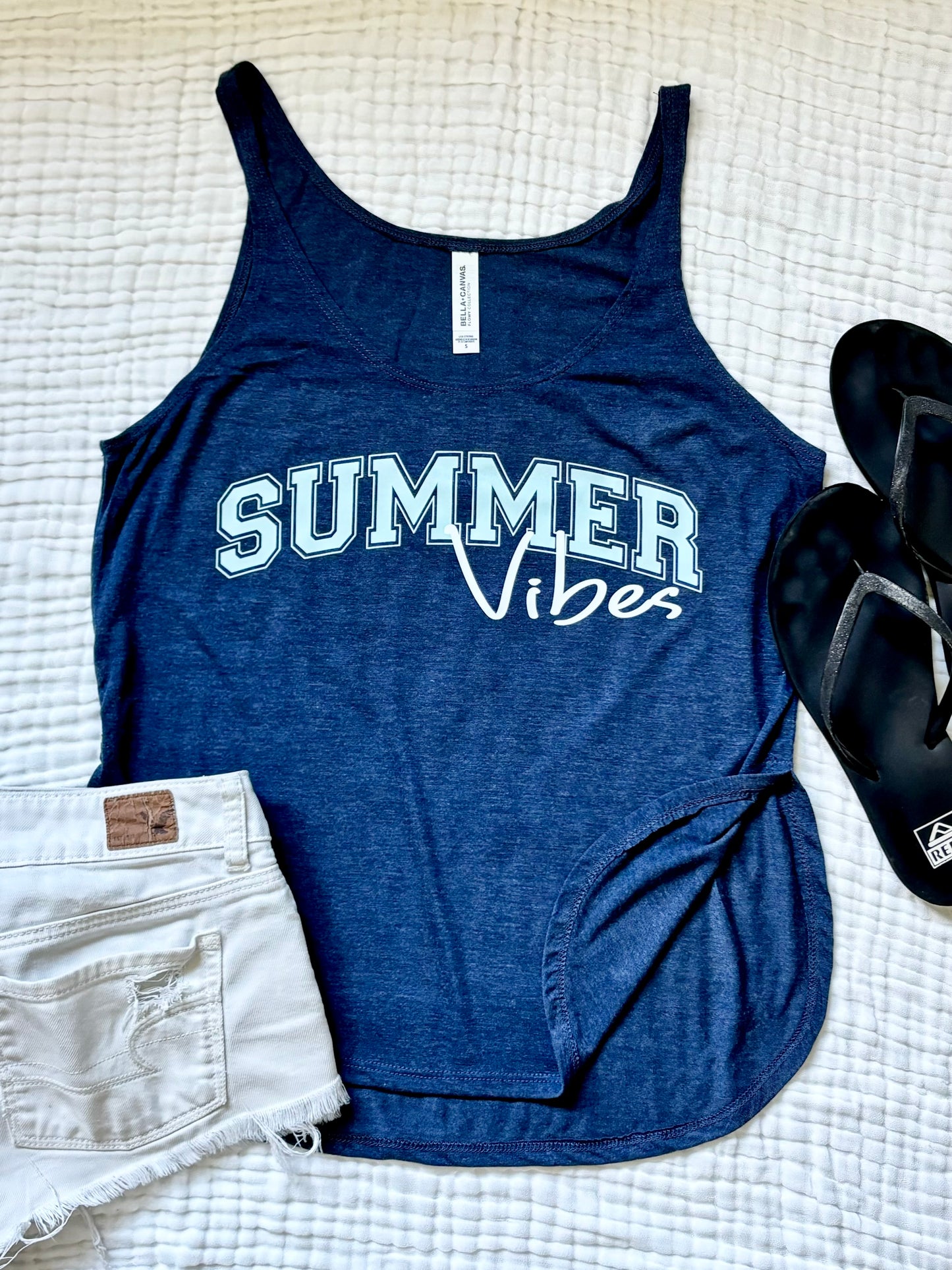 Summer Vibes Side Split Tank