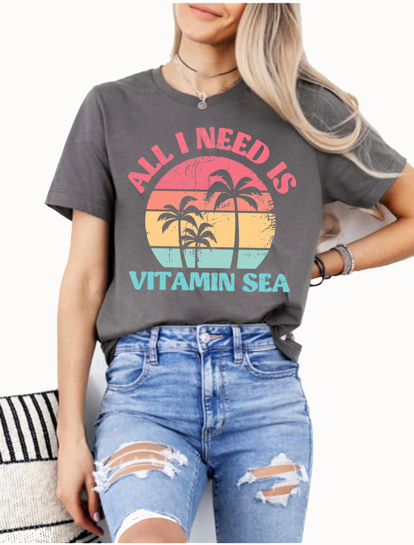 All I Need is Vitamin Sea Graphic T-Shirt