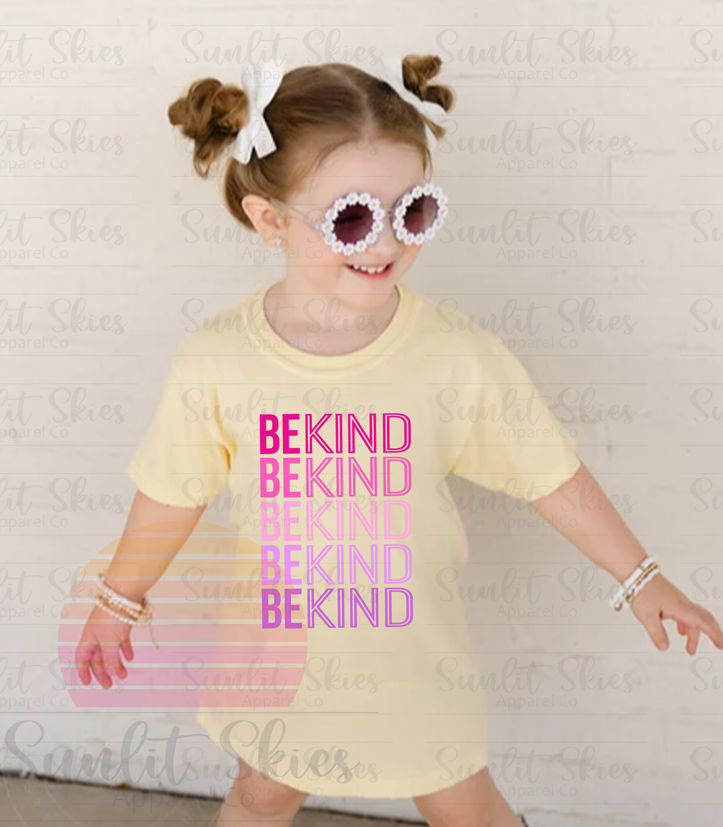 Be Kind (pink text) T-Shirt