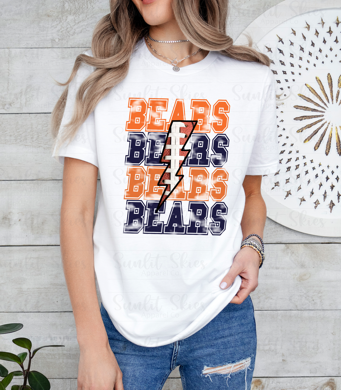 BEARS BEARS BEARS Football T-Shirt