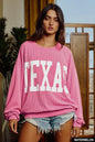 Texas Comfy Corded Sweater