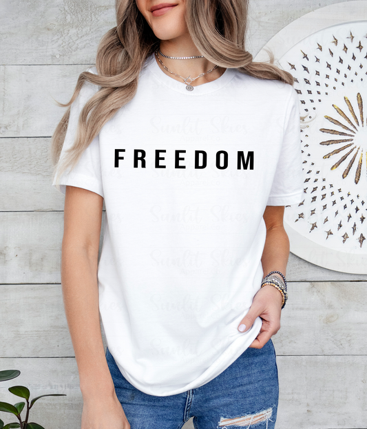 FREEDOM Charlie Kirk Graphic T-Shirt