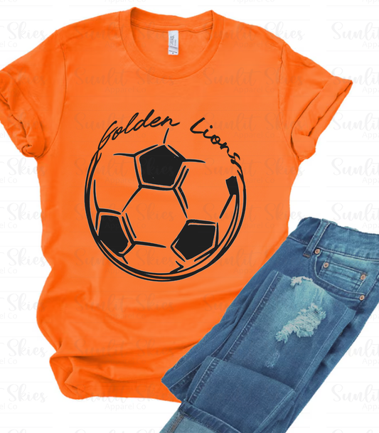 Golden Lions Soccer T-Shirt