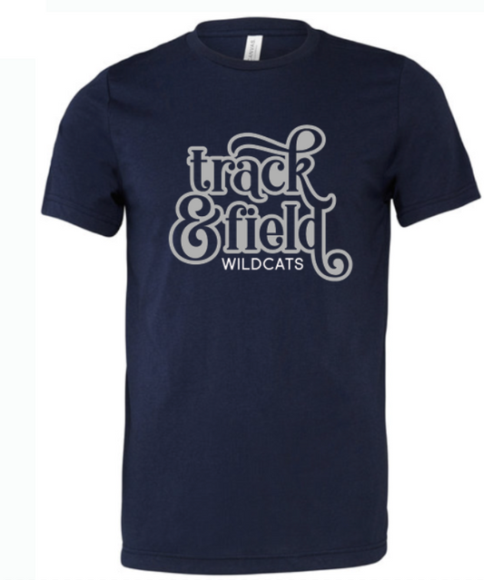 Track and Field Wildcats Short Sleeve T-Shirt