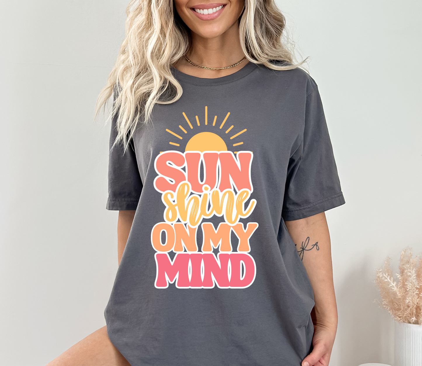 Sunshine on my Mind Short Sleeve Graphic Tee