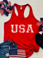 USA Racerback Tank Top