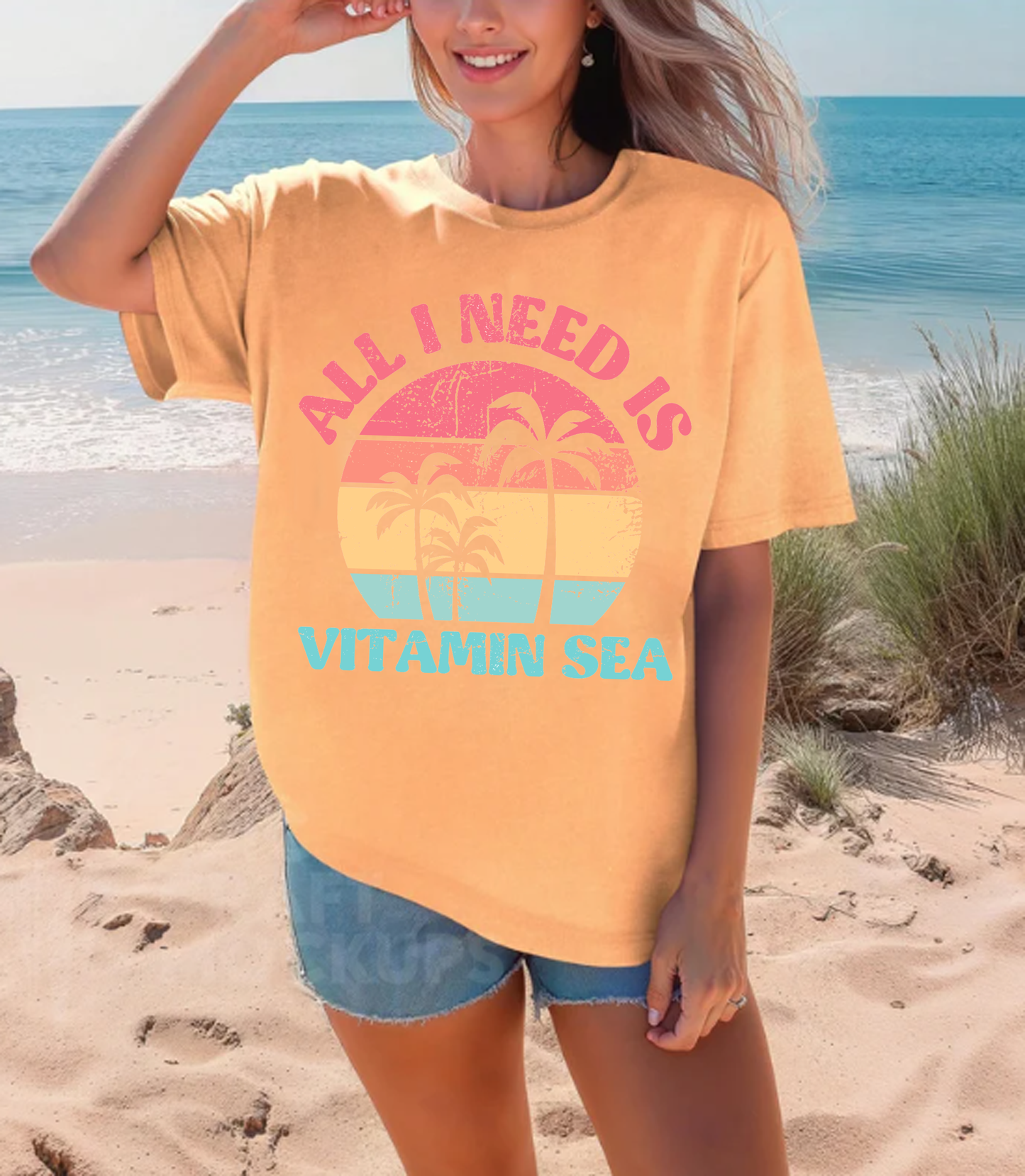 All I Need is Vitamin Sea Graphic T-Shirt