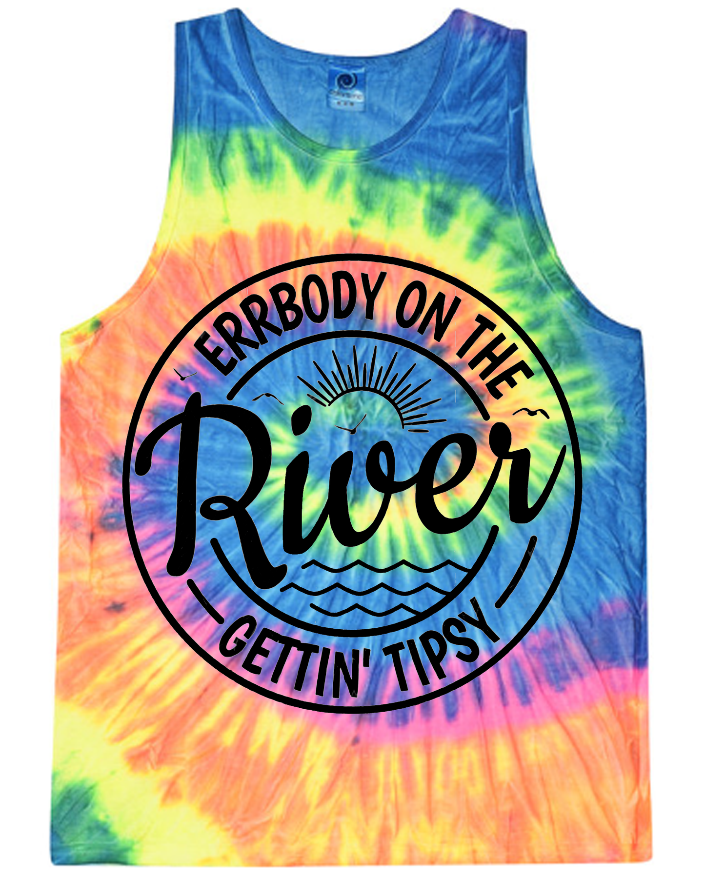 Errbody on the River Getting Tipsy Graphic Tank