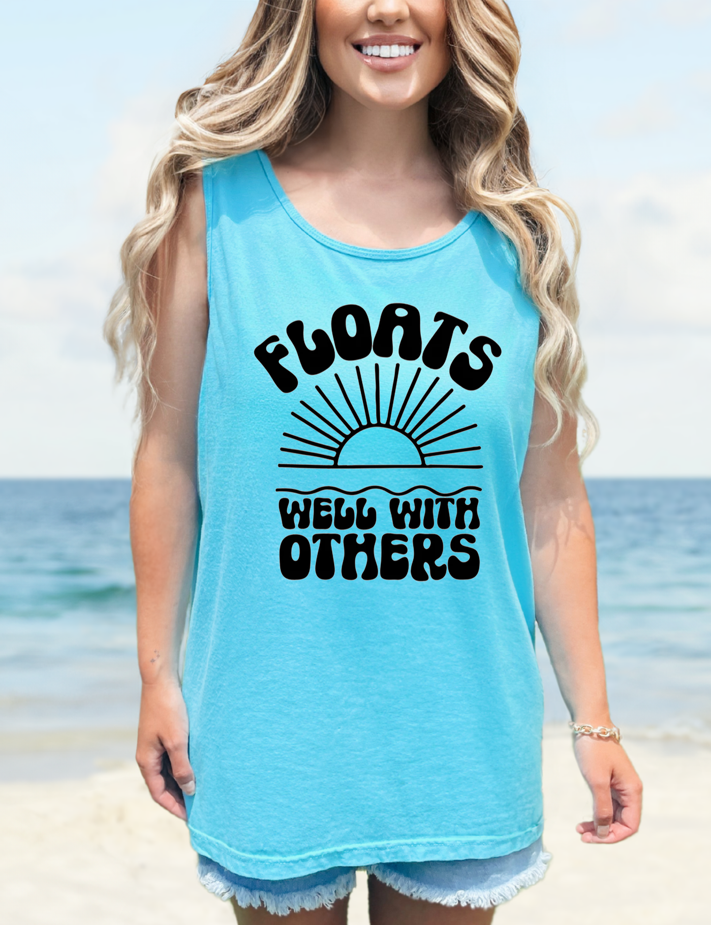 Floats Well With Others Graphic Tank