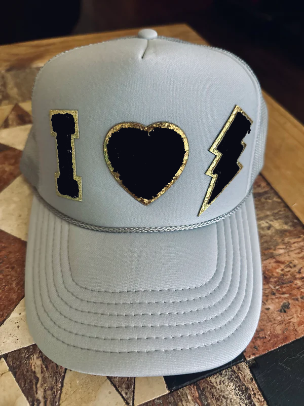 I Love Lightning Trucker Hat