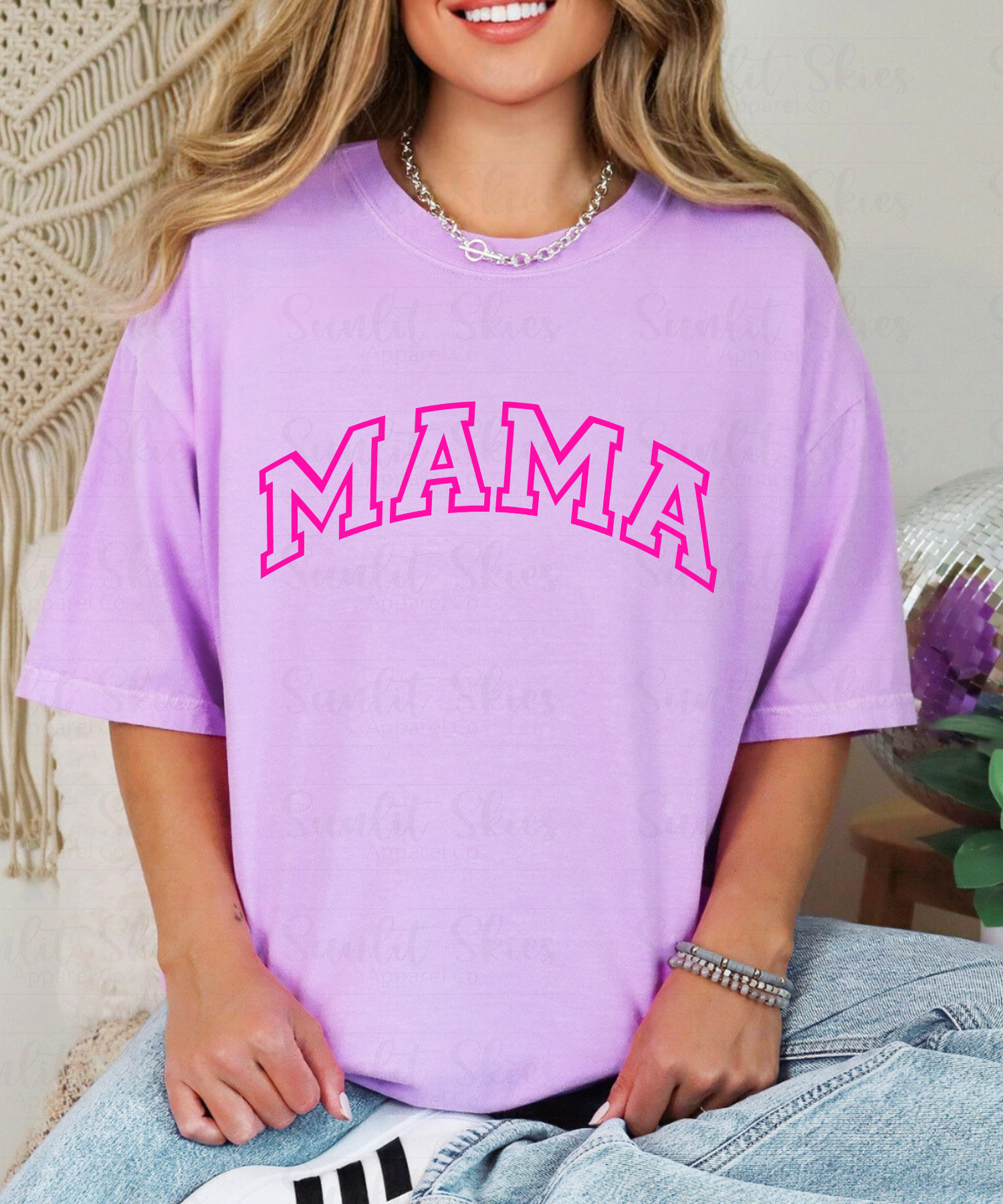 Mama Short Sleeve Neon T-Shirt (Multiple colors) – Sunlit Skies