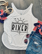 River Life Sunset Graphic Tee