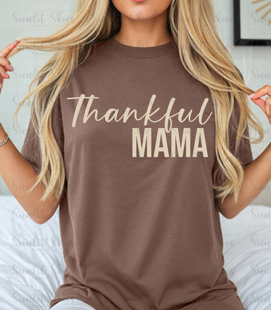 Thankful Mama Fall T-Shirt