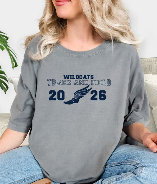 2026 Wildcats Track and Field T-Shirt